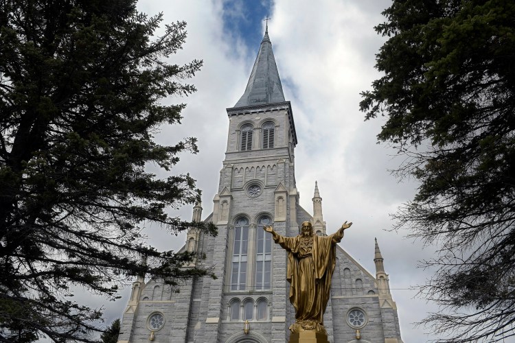 St. Augustine's Catholic Church in Augusta, seen Tuesday.