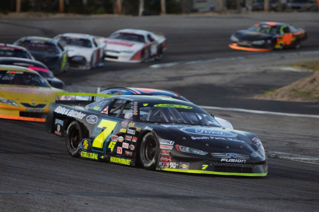 Curtis Gerry of Waterboro competes during a race at Oxford Plains Speedway last season. The two-time Beech Ridge Motor Speedway champion and 2017 Oxford 250 winner will call the track home this summer.