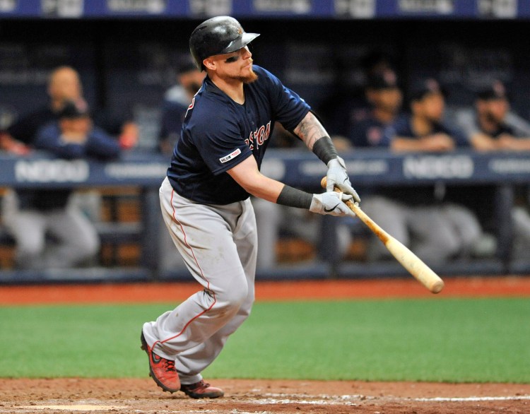 Boston's Christian Vazquez has four home runs in April – the most for a Red Sox catcher since 2012.