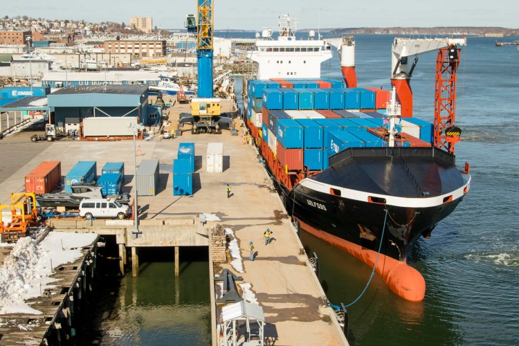 Shipping company Eimskip is partnering with the Maine Port Authority to offer Maine businesses free passage for one pallet of products to markets in Canada and Europe. The program aims to get more Maine companies interested in exporting their goods.
