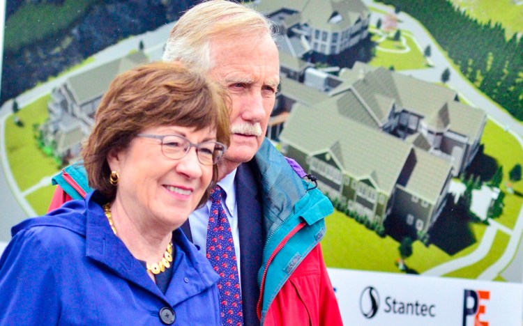 Sens. Susan Collins and Angus King
