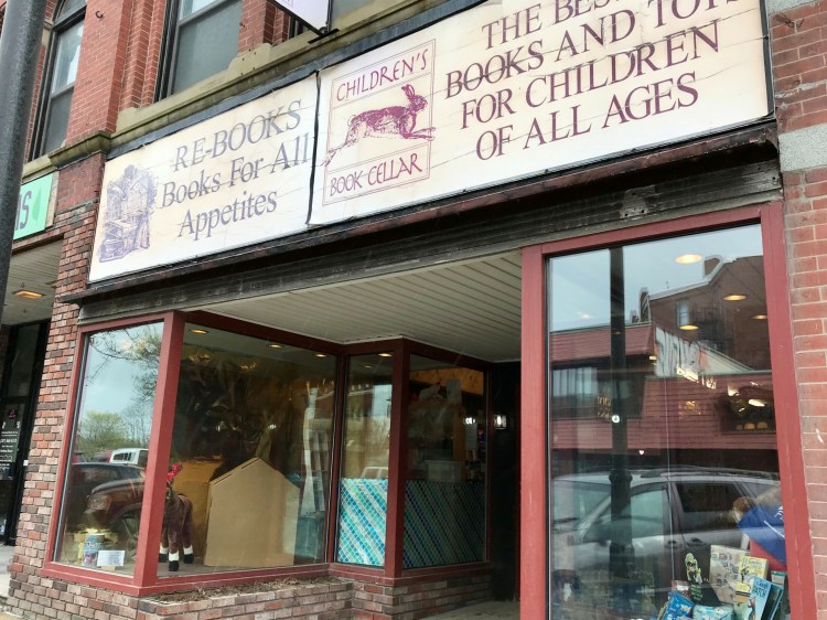 A protest and counterprotest are planned at the Children's Book Cellar in Waterville in response to the scheduling of a June 1 event called the Drag Queen Story Hour. The store on Main Street is shown on Tuesday.