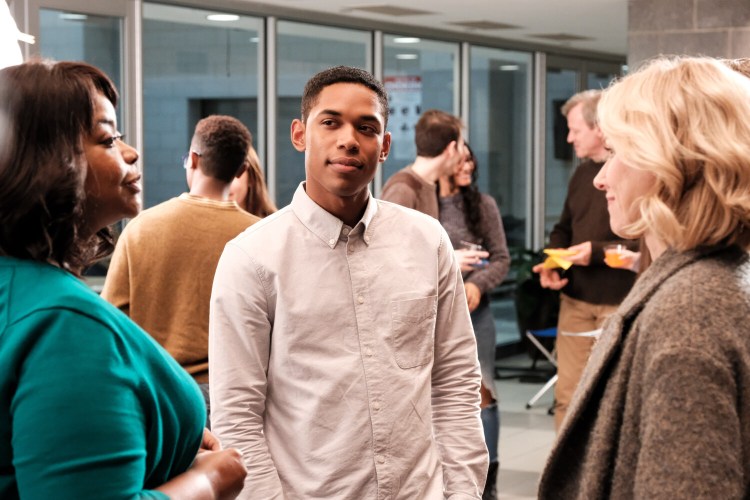 Harriet Wilson (Octavia Spencer), Luce (Kelvin Harrison Jr.) and Amy Edgar (Naomi Watts) in "Luce."