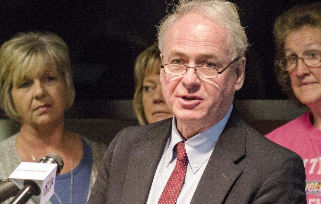 University of Maine System Chancellor James Page will retire this year after making substantial progress in adapting Maine's higher education system to our demographic needs. Staff photo by Joe Phelan