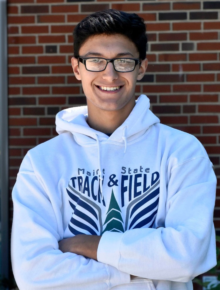 Waterville's Taylor Bielecki is the Morning Sentinel Boys Track and Field Athlete of the Year. 