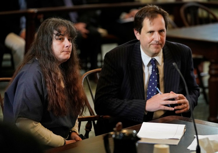 Shawna Gatto, shown with her attorney Jeremy Pratt during her sentencing in Lincoln County Superior Court in June, is appealing both her conviction and sentence in the murder of 4-year-old Kendall Chick. 