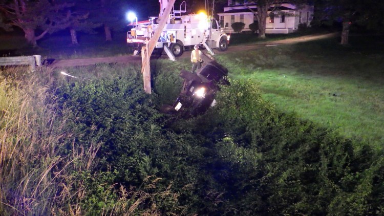 A Standish man was seriously injured in this wreck early Sunday in Standish.