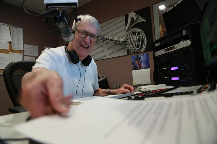 Toby Leboutillier doing "Down Memory Lane" live in Maine Public Classical's Bangor studio. 