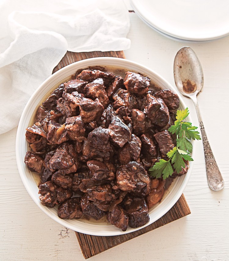 The Schweinepfeffer from "German Meals at Oma's" was tender but perhaps a little bland.