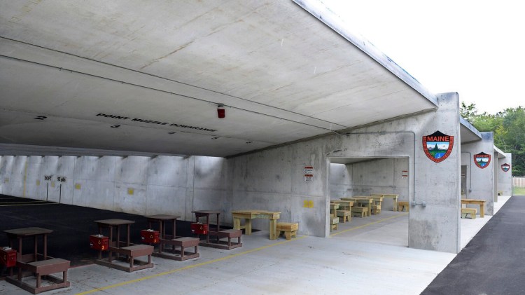 The Summerhaven Gun Range in Augusta, built by the Maine Department of Inland Fisheries & Wildlife, is seen Aug. 21.