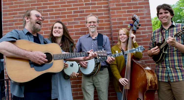 


The Sandy River Ramblers: Stan Keach, The Sandy River Ramblers, from left, are Dana Reynolds, Bud Godsoe, Julie Davenport and Dan Simons.