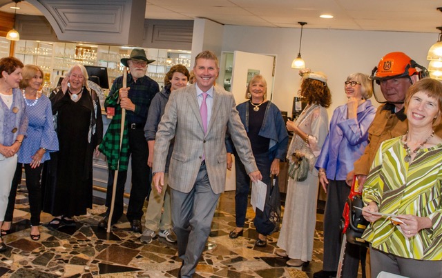 Joe Zoellers and previous Fall Fashion Show participants look forward to this year’s luncheon and show.