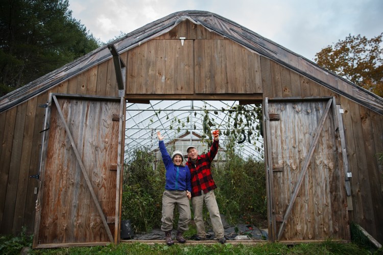 Patti and Chris Hamilton of Hamilton Farm-Barred Owl Creamery & Catering in Whitefield.