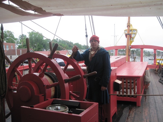 Living history interpreter Ken Hamilton.