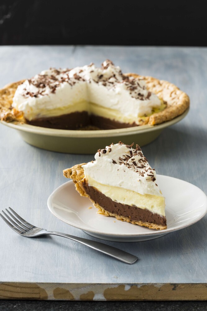 Orange-Chocolate Custard Pie
