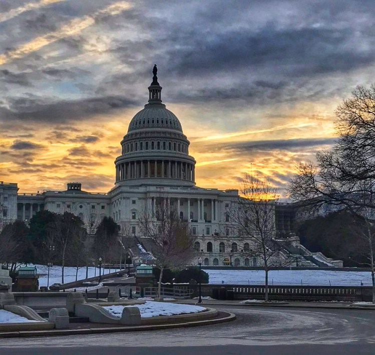 One of Sen. Angus King's photos that will appear in an exhibit  about the Capitol Dome at Mechanics' Hall in Portland.