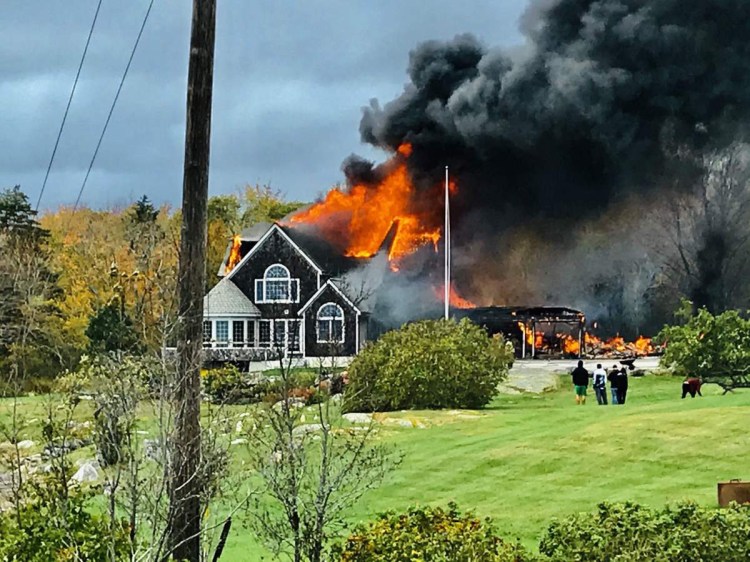 A generator is believed to have caused the fire that destroyed this waterfront home in St. George.