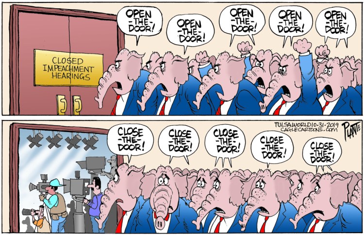 Impeachment hearings, President Donald J. Trump, Republican Party, GOP, RNC, Democratic Party DNC, Washington D.C.