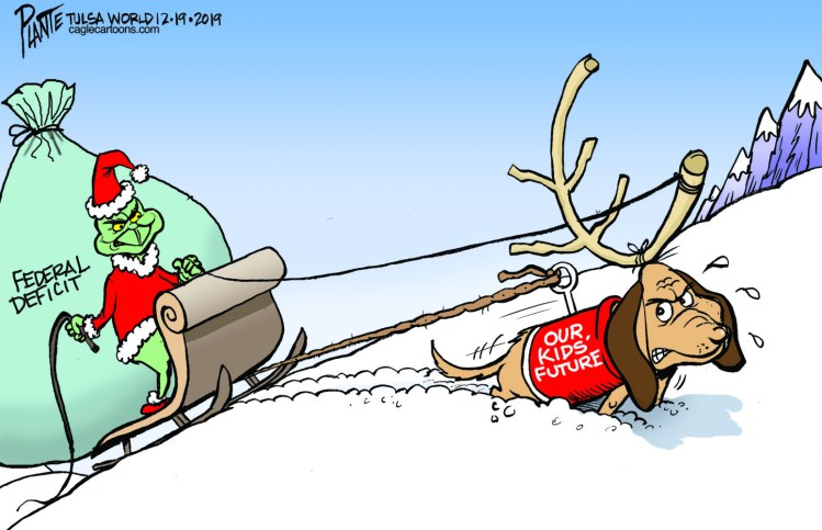 The Grinch that stole the future, federal deficit, Maxx