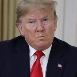 Donald Trump, Jens Stoltenberg, Emmanuel Macron