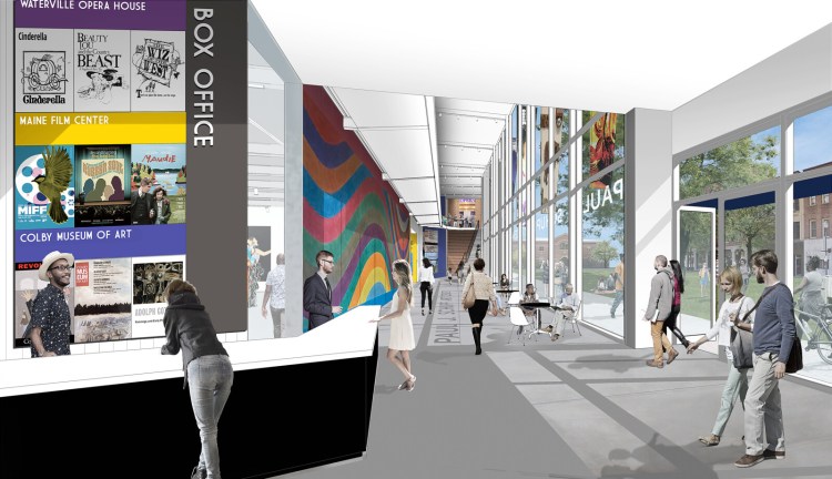 Colby alumnus Mark W. Hubbert has donated $1 million to finance The Hub, the welcome center and lobby for the Paul J. Schupf Arts Center that is planned for the center. Photo by Susan T. Rodriguez architecture and OP/L