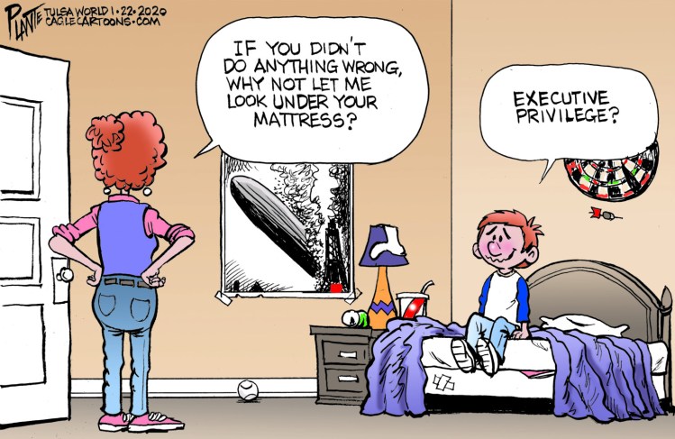 Impeachment: Under the mattress, President Donald J. Trump, impeachment trial, House managers, Leader Mitch McConnell, ukraine