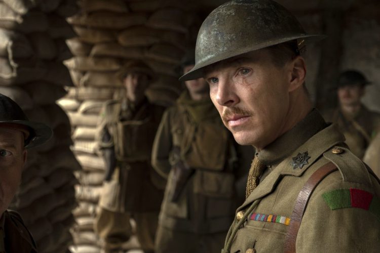 Benedict Cumberbatch as Colonel Mackenzie in a scene from "1917," directed by Sam Mendes. 