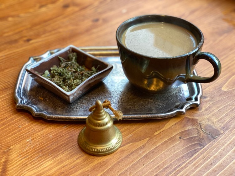 The CBD Hemp Chaga Chai from Dobra Tea in Portland.