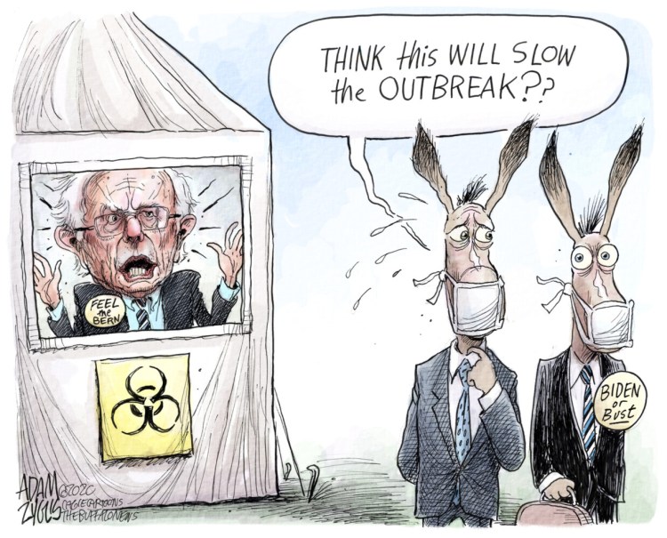 Bernie containment: March 4, 2020