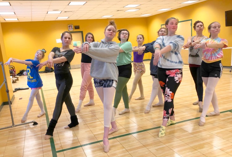 The Lakeside Dance Academy Ballet III students from left are  Tessa Sherrer, Raina Sherrer, Brooke Laliberte, Jacksyn Haley, Lu Farmer, Averie Flewelling, Angelica Chaveree-Woodward, Emmarae MacFawn, Lily Webber and Ella Shaffer.