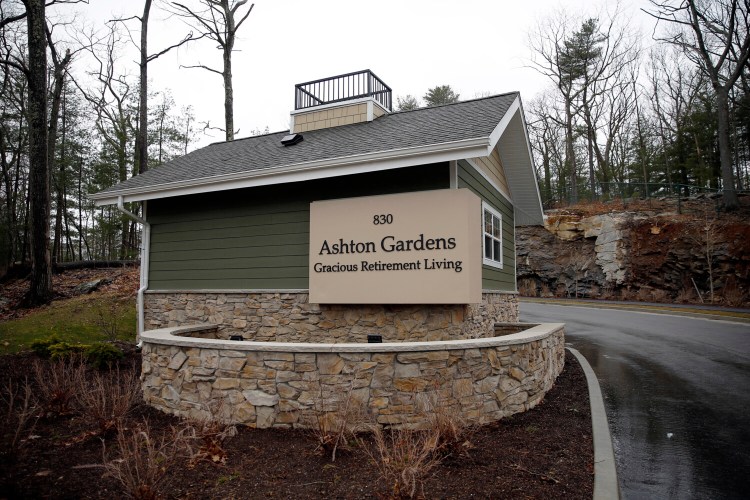 The gateway to Ashton Gardens, 830 Ocean Ave., Portland. 