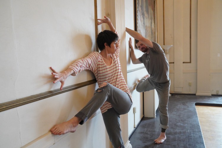 Laura K. Nicoll, left, and Rufus Morgan Kreilkamp Nicoll will be “in residence” virtually at Opera House Arts, May 3-9.