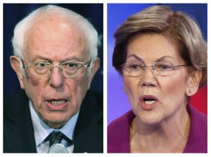 Joe Biden, Bernie Sanders, Elizabeth Warren