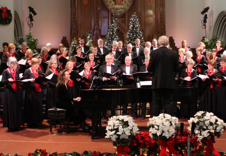 Maine Music Society Chorale December 2015.