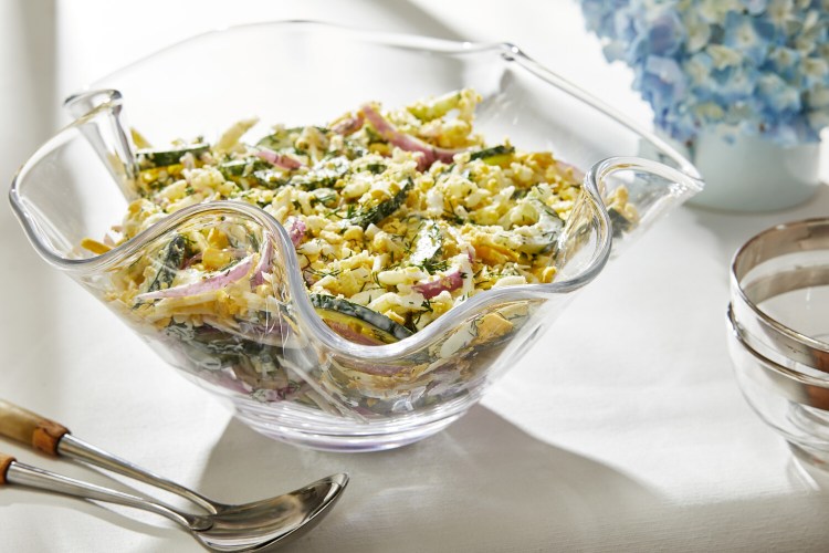 Cucumber Salad Mimosa