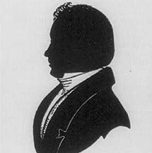 Silhouette of Elijah Parish Lovejoy. Illustration published with an article entitled Lovejoy - Hero and Martyr in the Magazine of American History, 1891.

