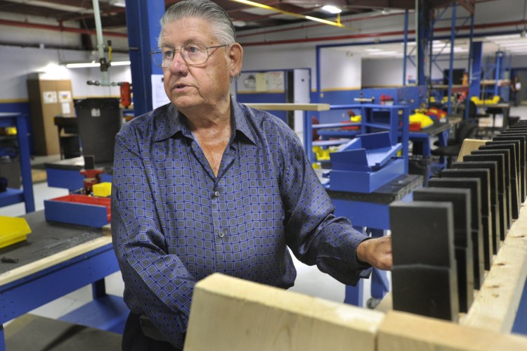 Richard Dyke, founder of Bushmaster rifles, photographed in 2011. 