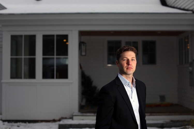 CUMBERLAND FORESIDE, ME - JANUARY 6: Jack Woodcock is a lawyer who has filed a federal class action lawsuit against the state of Maine on behalf of children in foster care who are being given psychotropic drugs without proper safeguards and oversight. (Staff photo by Ben McCanna/Staff Photographer)