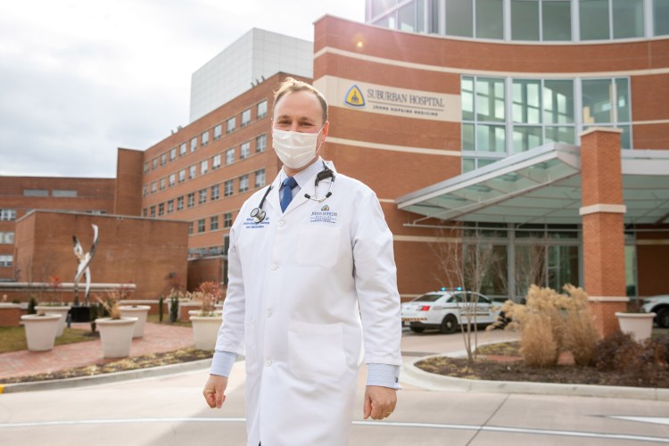 "We've definitely seen an uptick in patients who are newly diagnosed" with diabetes, said Mihail Zilbermint of Suburban Hospital in Bethesda, Md. MUST CREDIT: Photo for The Washington Post by Amanda Andrade-Rhoades