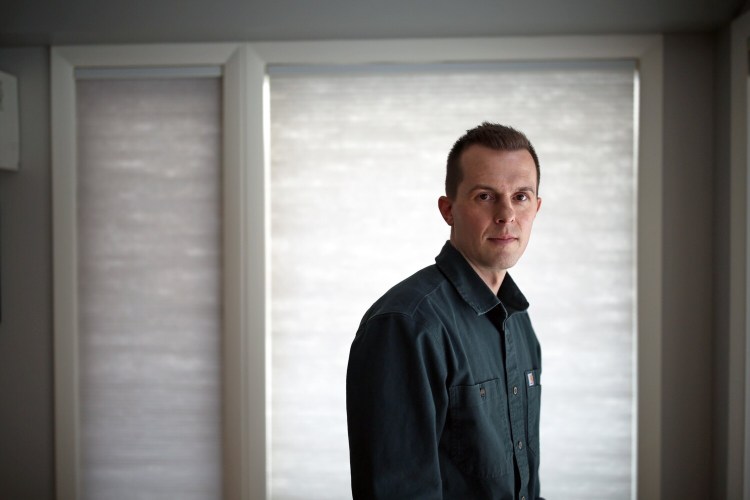 Democratic U.S. Rep. Jared Golden (District 2) at his home in Lewiston. 