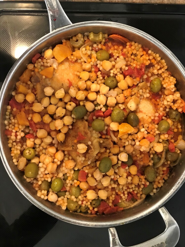 Moroccan Chicken with Israeli Couscous