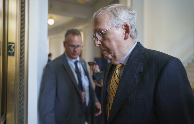 Mostly, Republican senators followed Senate Republican leader Mitch McConnell, who has declared the bill to establish a Jan. 6 commission a “purely political exercise,” since Senate committees are already looking into security shortfalls. 