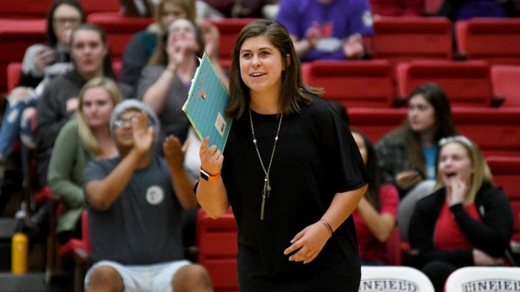 New Bates College vollyeyball coach Emily Hayes hopes to lead a young Bobcats team to more success. Hayes was previously the head coach at Lewis & Clark College.