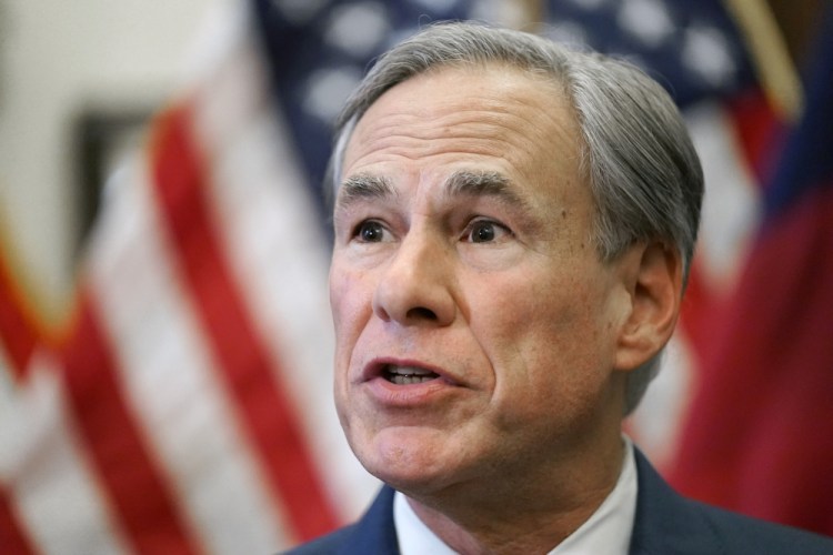 Texas Gov. Greg Abbott, shown in June, has tested positive for COVID-19. 