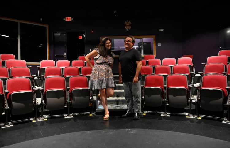 PORTLAND, ME - AUGUST 31: Reba and Brent Askari at the Children's Theatre of Maine Tuesday, August 31, 2021. (Staff Photo by Shawn Patrick Ouellette/Staff Photographer)