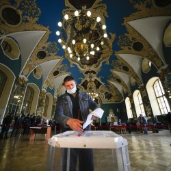 APTOPIX Russia Election