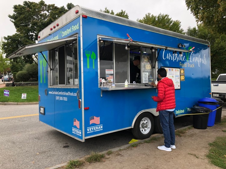 Curbside Comforts parks on the Eastern Promenade in Portland, Friday through Sunday.