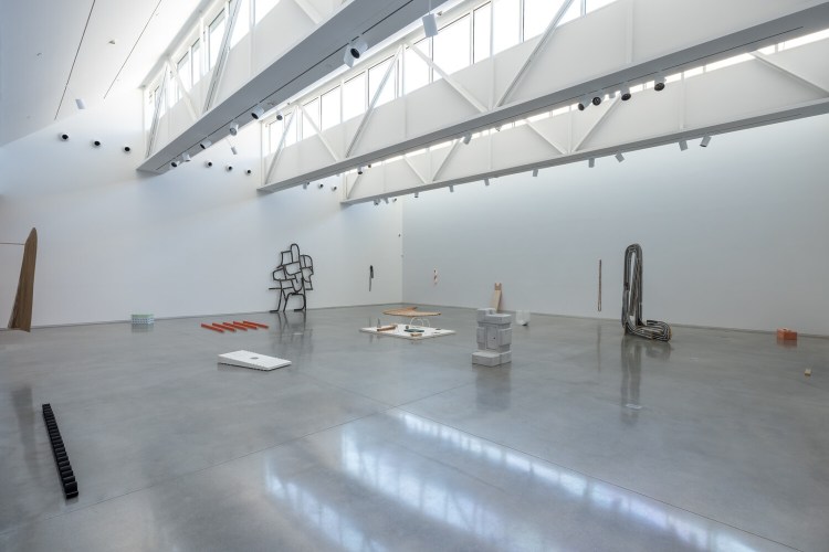 "Spatial Relations" at CMCA in Rockland featuring sculpture by  Elizabeth Atterbury, Gordon Hall and Anna Hepler.