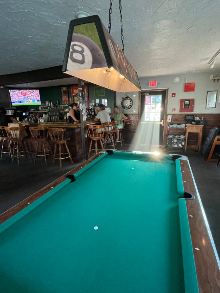 There's a convivial atmosphere in The Corner Pub in Kittery.