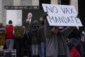 Virus Outbreak Vaccine Protest